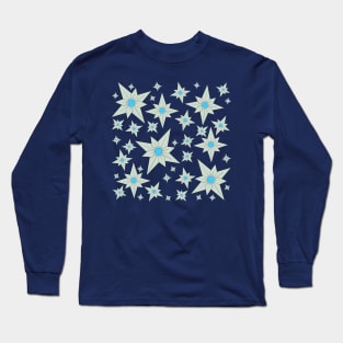 Silver Stars Long Sleeve T-Shirt